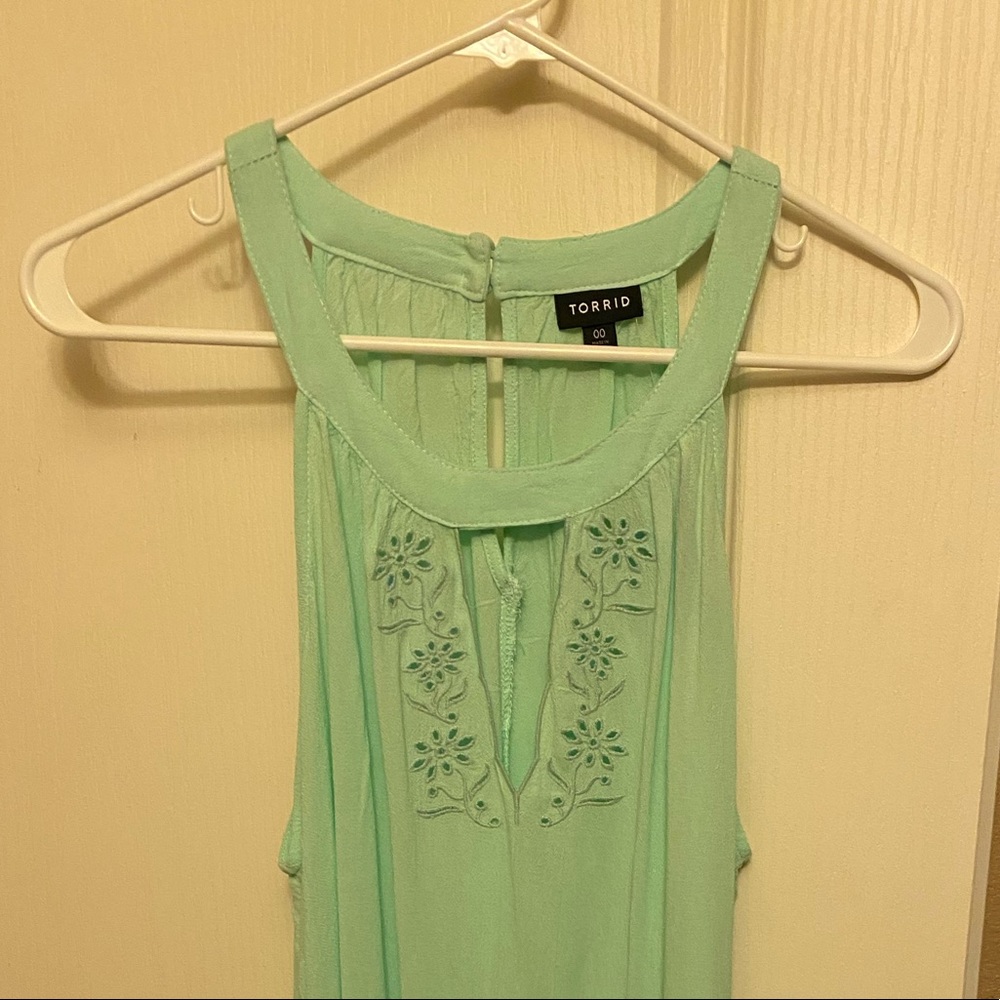Torrid’s women’s green blouse